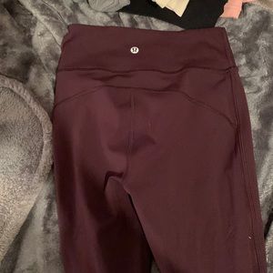Lululemon leggings not sure what style deep purple